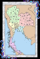 Thaïlande, Voyages, Mowxml, provinces